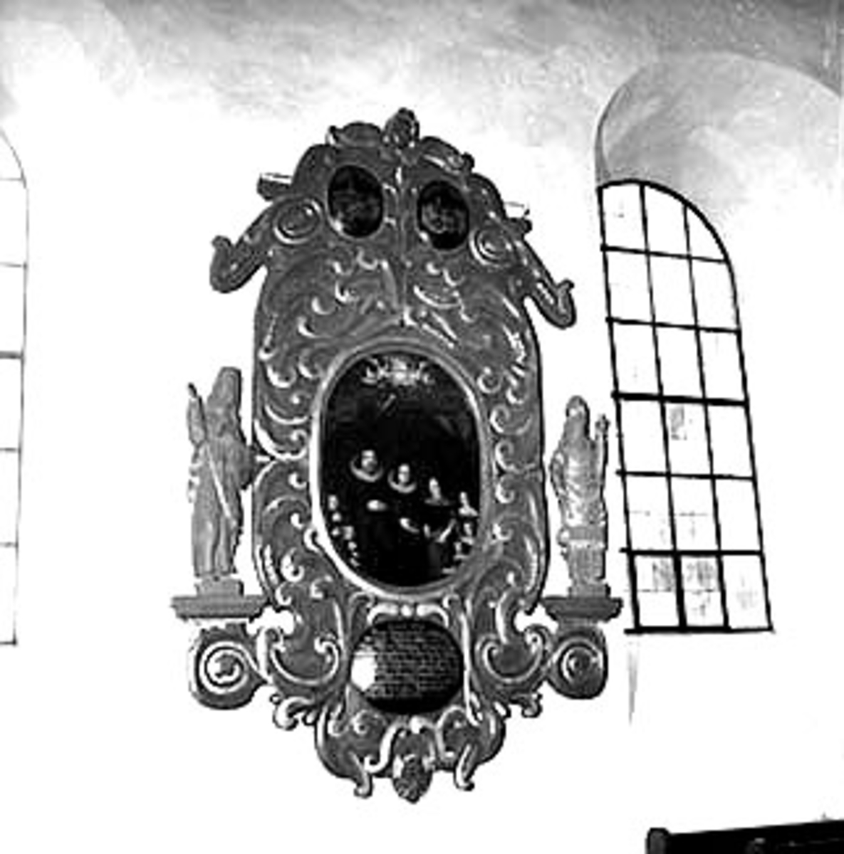 Anno Domkirkeodden, INTERIØR: STANGE KIRKE, EPITAFIUM, MALERI