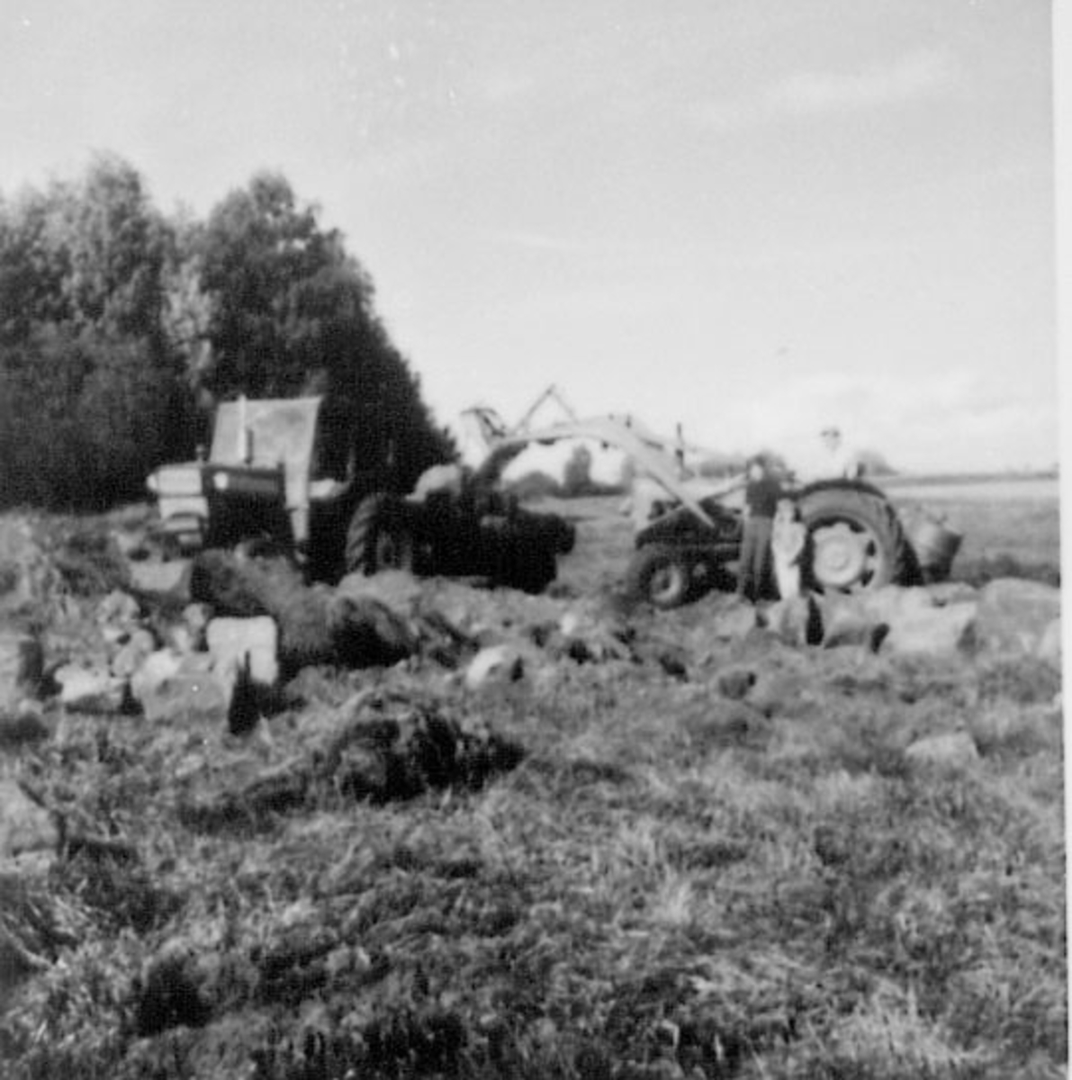 Normann Helger, NYBROTT, RYDDING MED TRAKTOR, GRAVEMASKIN, LILLE REE, RE LILLE