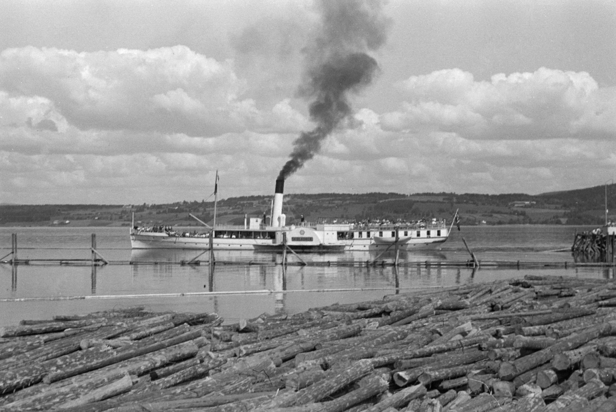 Anno Domkirkeodden, MJØSBÅTEN M. S. SKIBLADNER, TØMMERLENSER