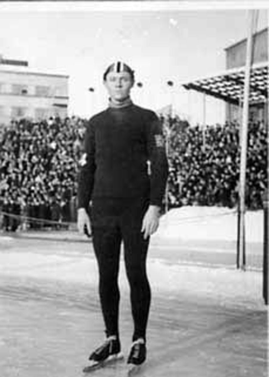 Anno Domkirkeodden, PORTRETT: JUNIORMESTER FRA 1946 IVAR MARTINSEN, NORGESMESTER, SKØYTER, BISLETT, OSLO