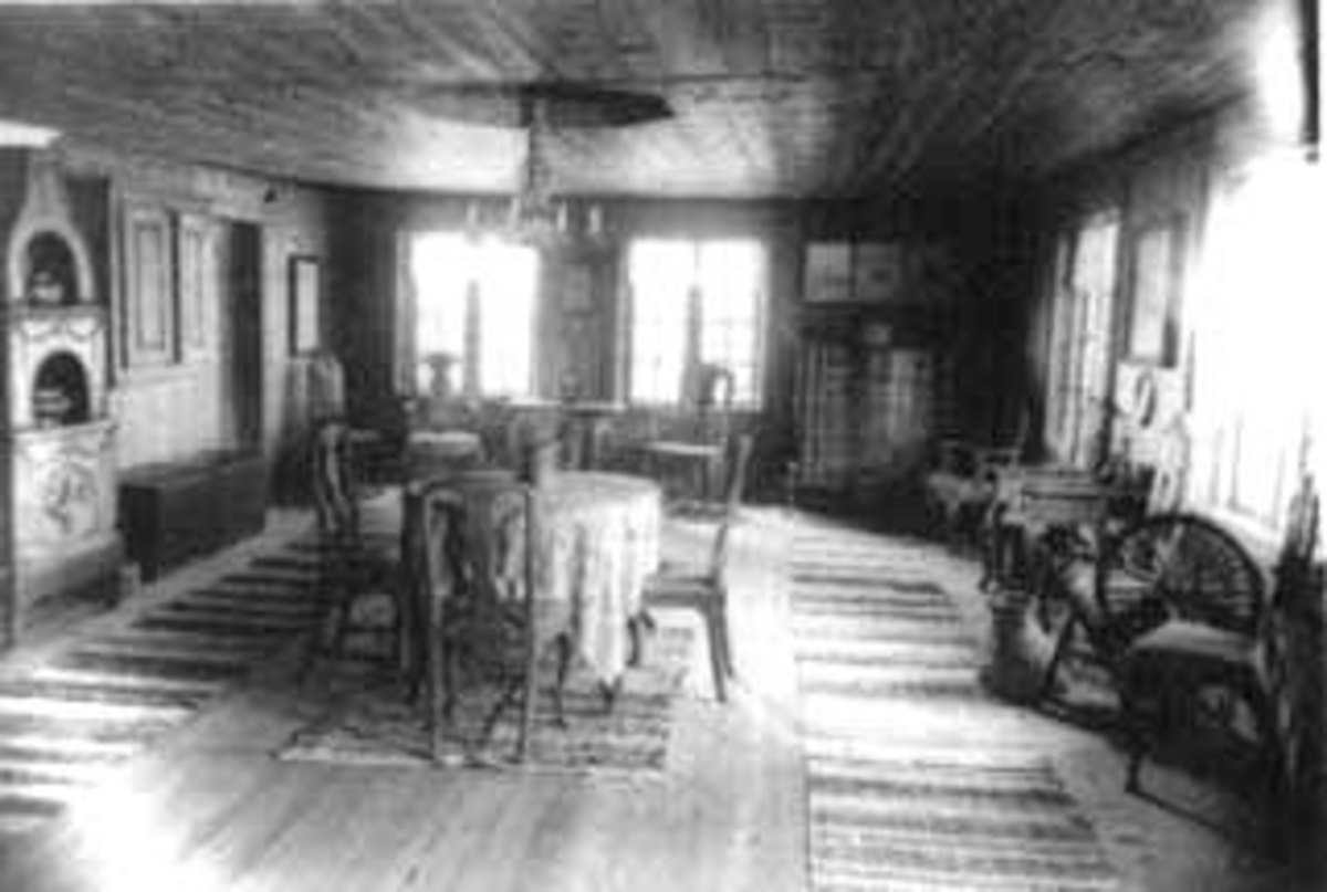 Anno Domkirkeodden, SKØIEN, SKØYEN, ROMEDAL, INTERIØR STUE, MØBLER