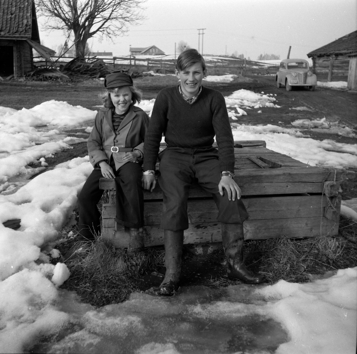 Adolf Skjegstad, Asbjørg og Annar Skjegstad.