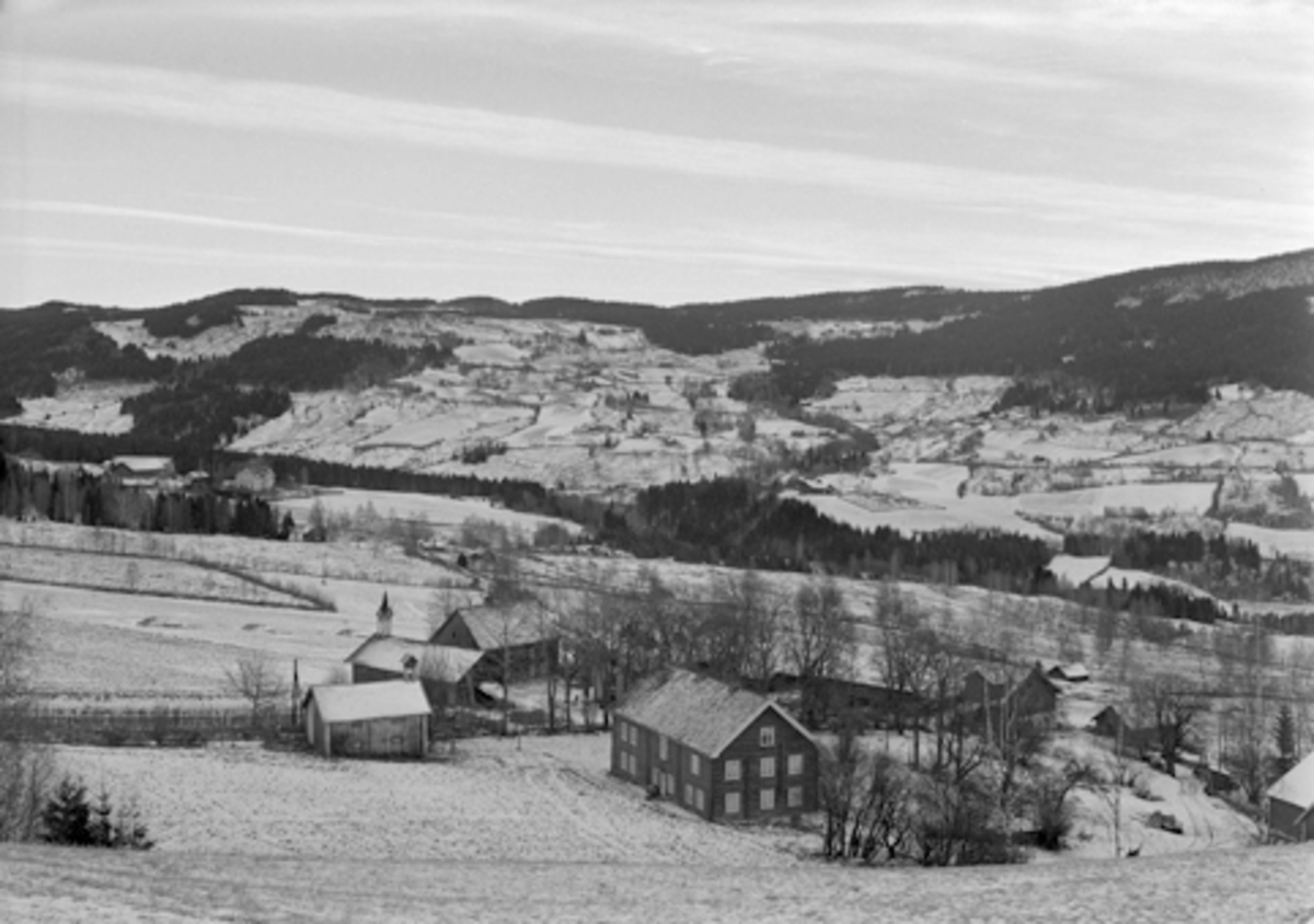 Anno Domkirkeodden, Veldre, vinterlandskap,