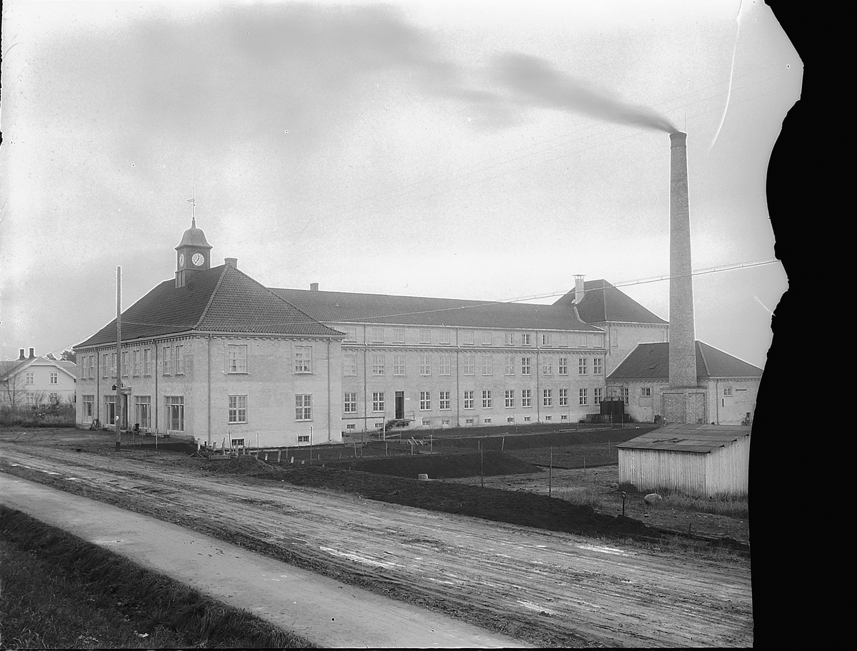 Christian Grundseth, HEDMARK MEIERI. HAMAR. EKSTERIØR SETT FRA VANGSVEGEN.