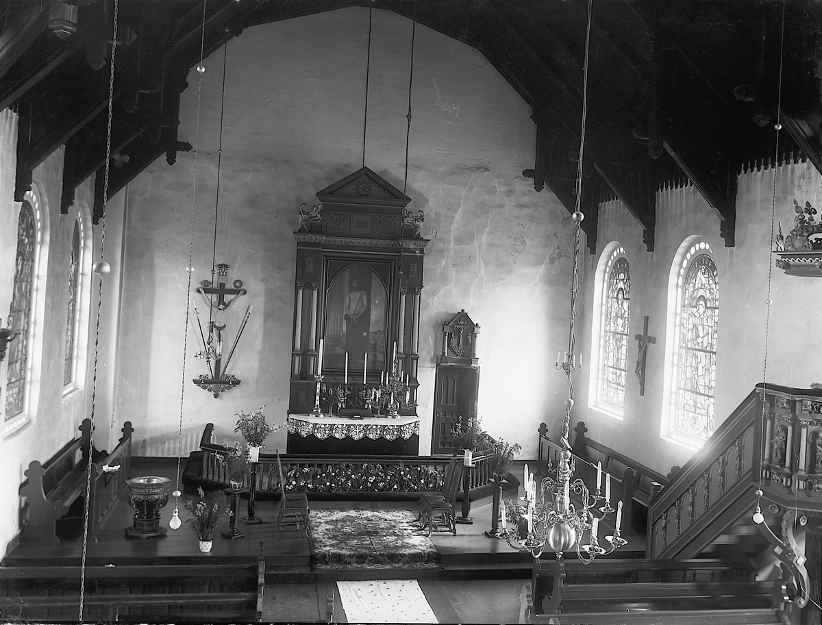 Christian Grundseth, FURNES KIRKE, Ringsaker, INTERIØR, ALTERTAVLE.