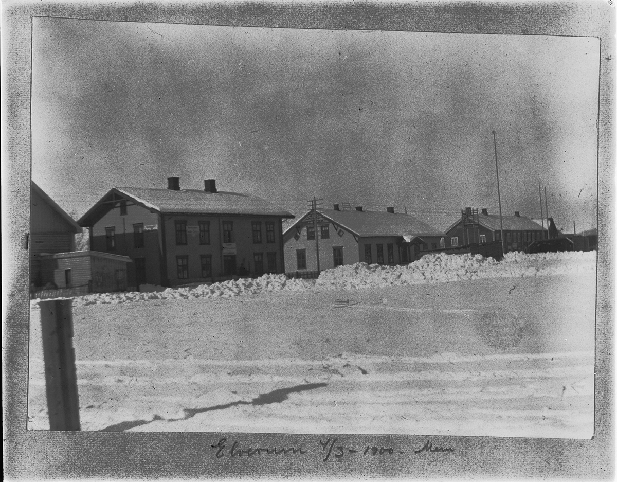 Johan Albert Steen, ELVERUM, GRÅBERG. 4-3-1900.