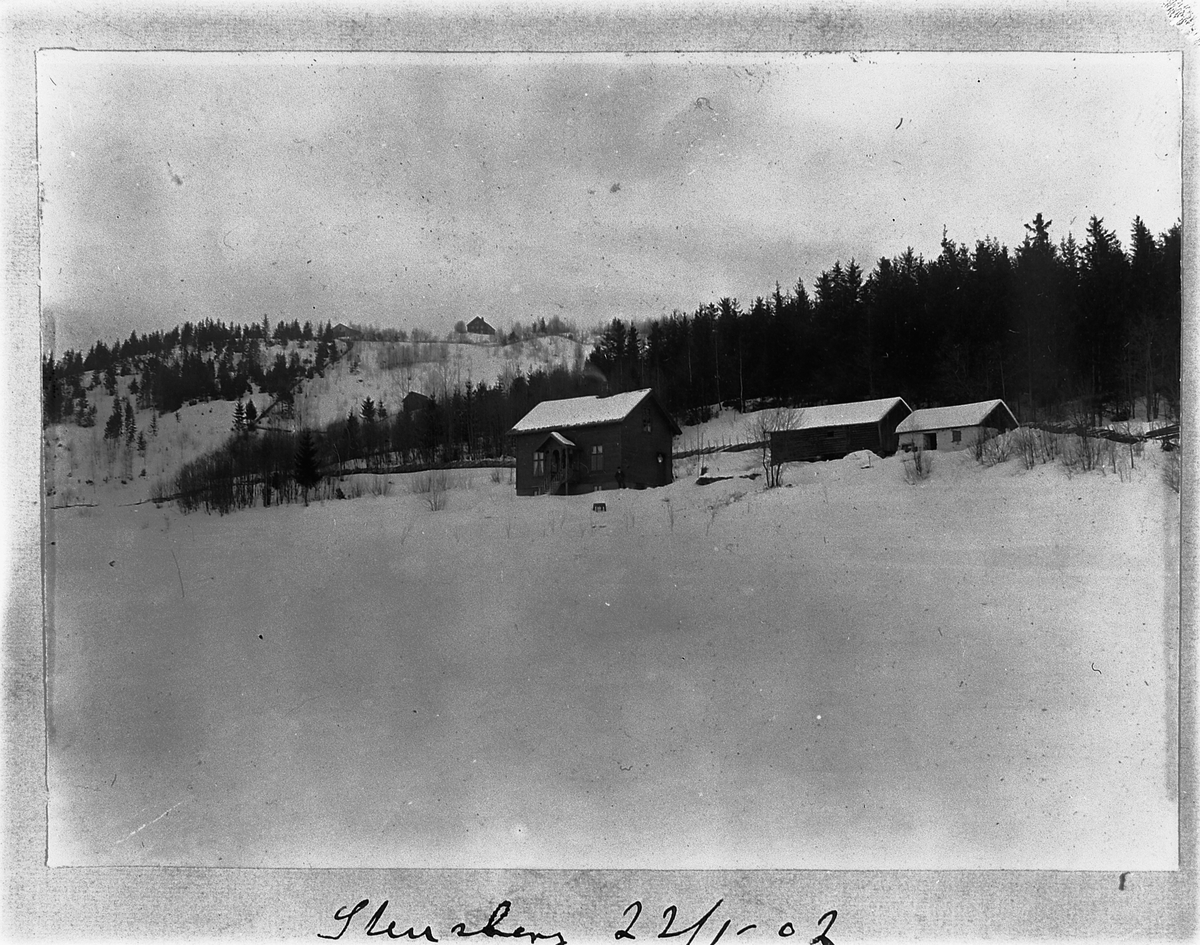Johan Albert Steen, STENSBERG, SMÅBRUK, UKJENT STED. 22-1-1902.