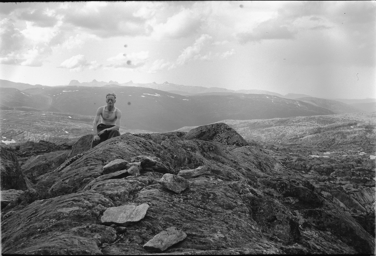 Håkon Prestkværn, Mann i fjellandskap, Paul Pettersen.
