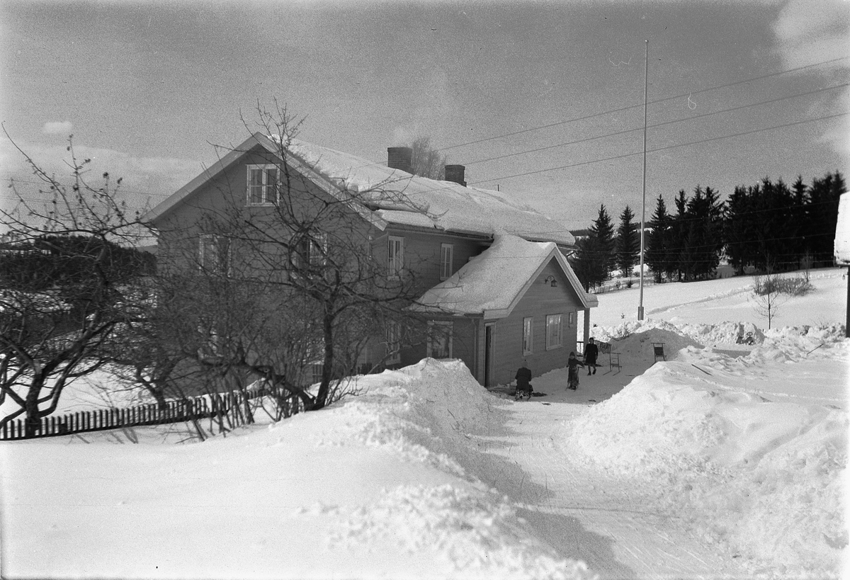 Håkon Prestkværn, Eksteriør, vinter. Ukjent hus.