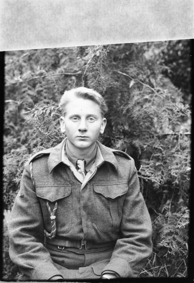 Håkon Prestkværn, Portrett. Ukjent norsk soldat.
