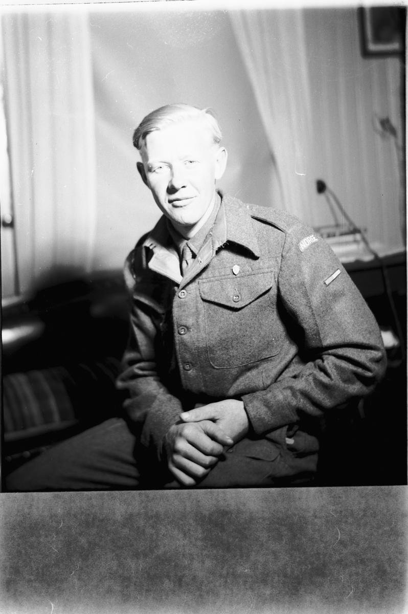 Håkon Prestkværn, Portrett. Ukjent norsk soldat.