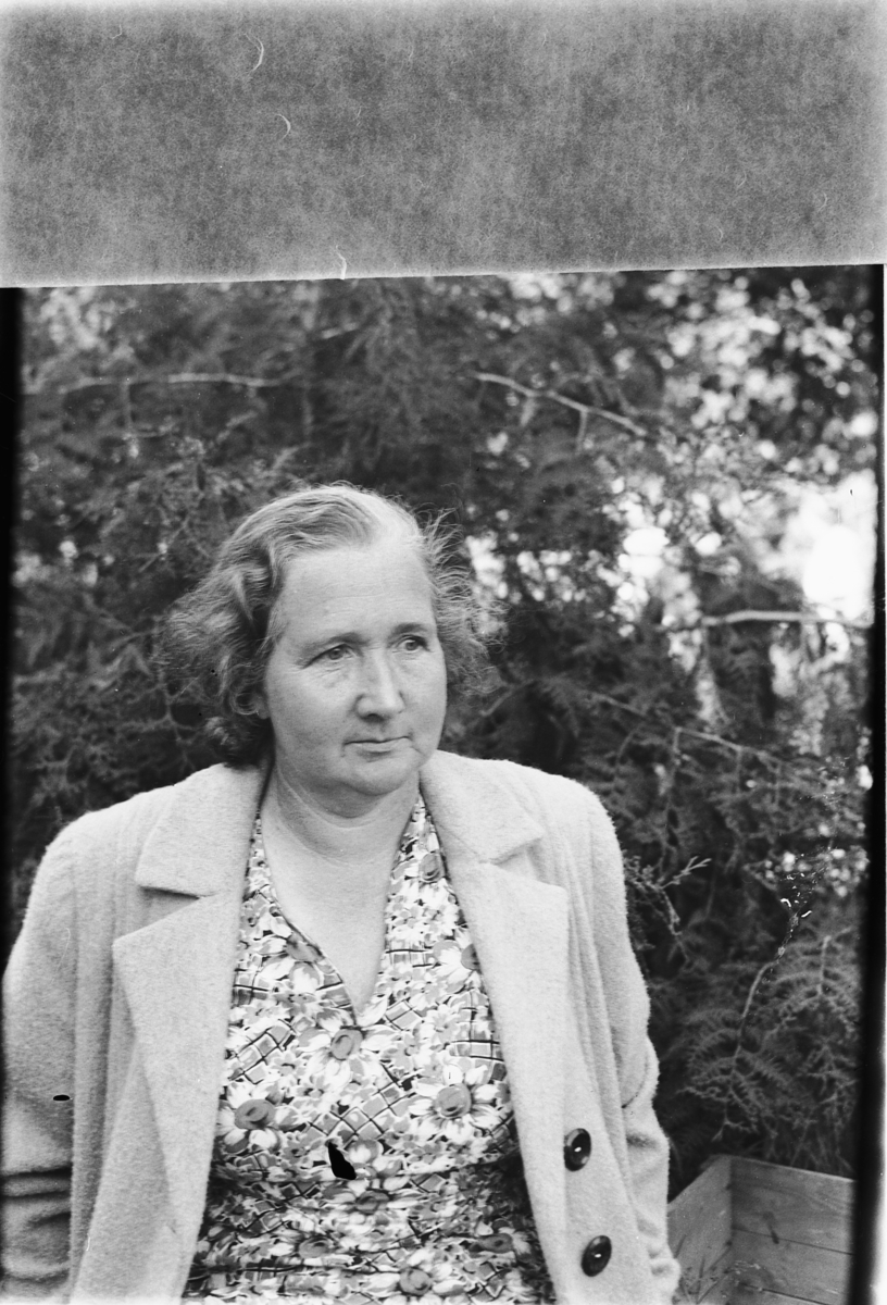 Håkon Prestkværn, Portrett, kvinne, Fru Øverli(?)