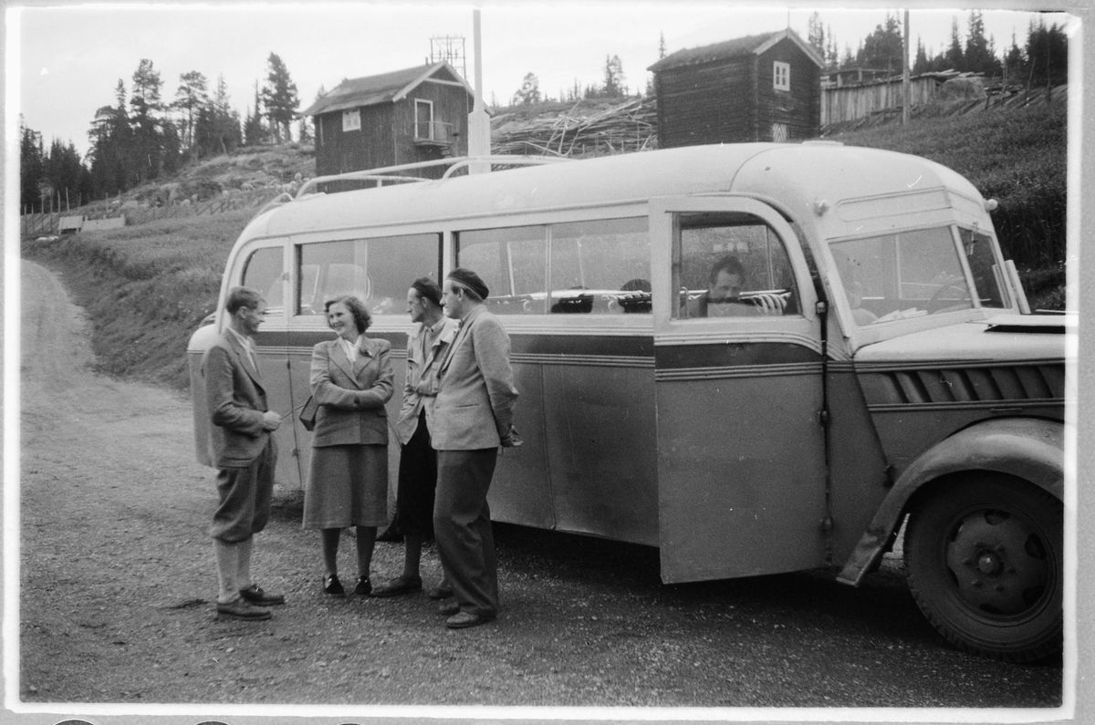 Håkon Prestkværn, Dalseter Høyfjellshotell i Espedalen Sør-Fron, Oppland, busstur,ukjente.