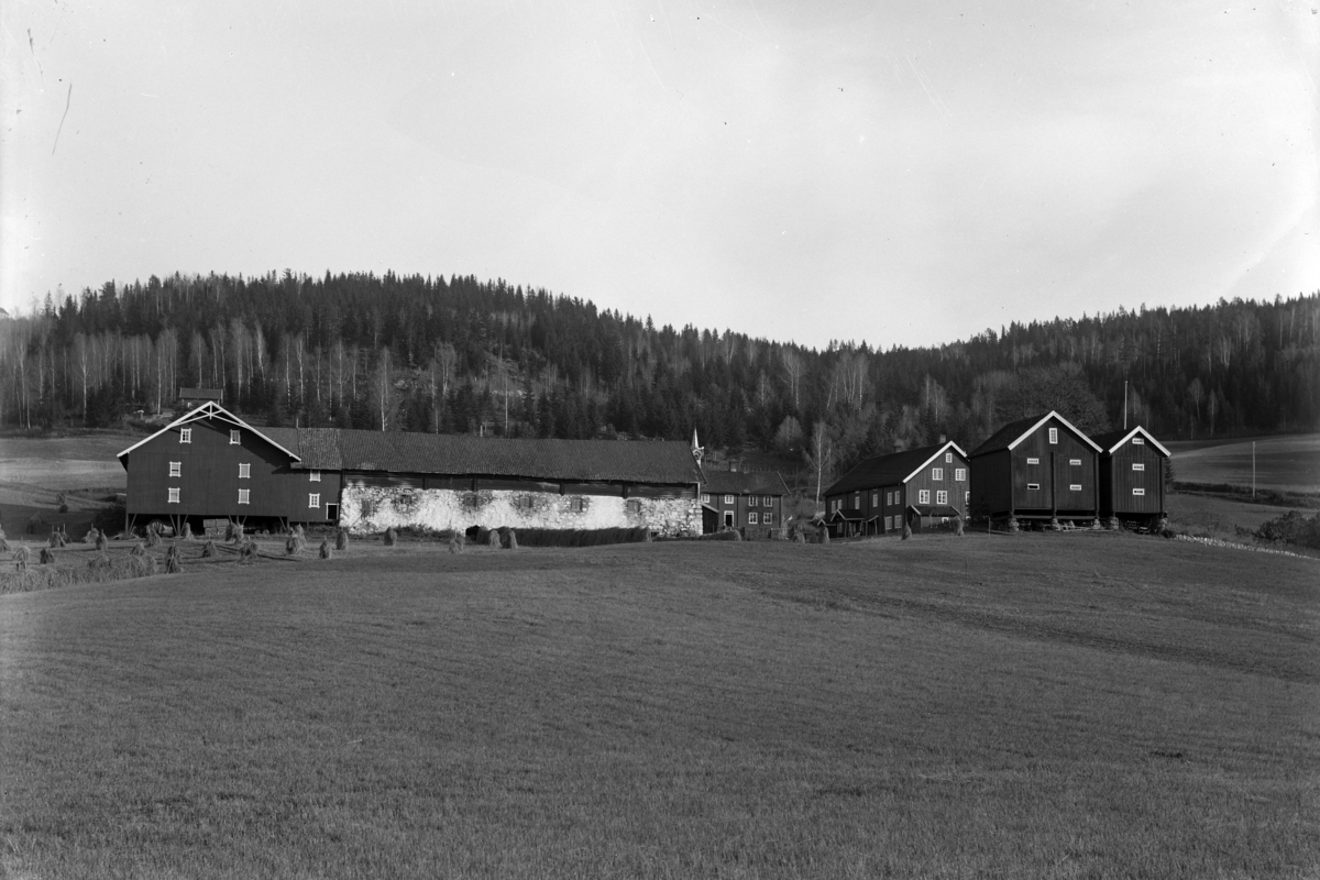 Simen Baardseth, DÆLI GARD, BRØTTUM, STABBUR, HOVEDBYGNING FRA 1804 FREDET, DRENGSTUE OG BRYGGERHUS.