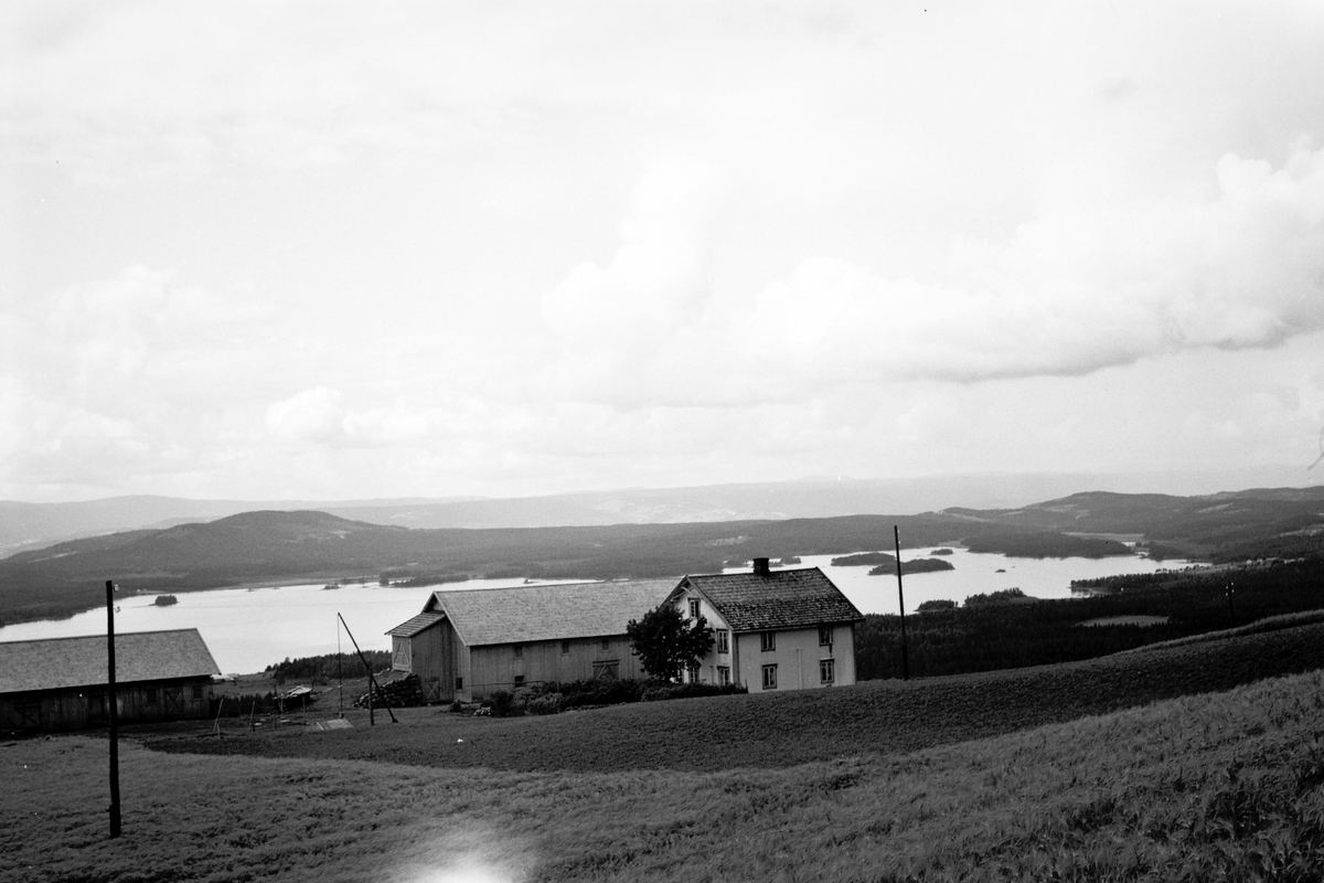 Håkon Prestkværn, Larsåsen gård, Åsmarka, utsikt mot Næra.