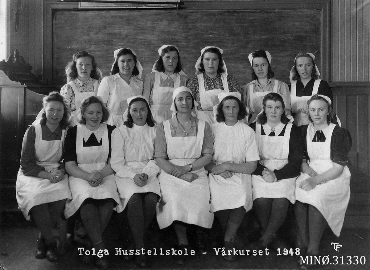 Tynset Foto, Tolga husstellskole 1948