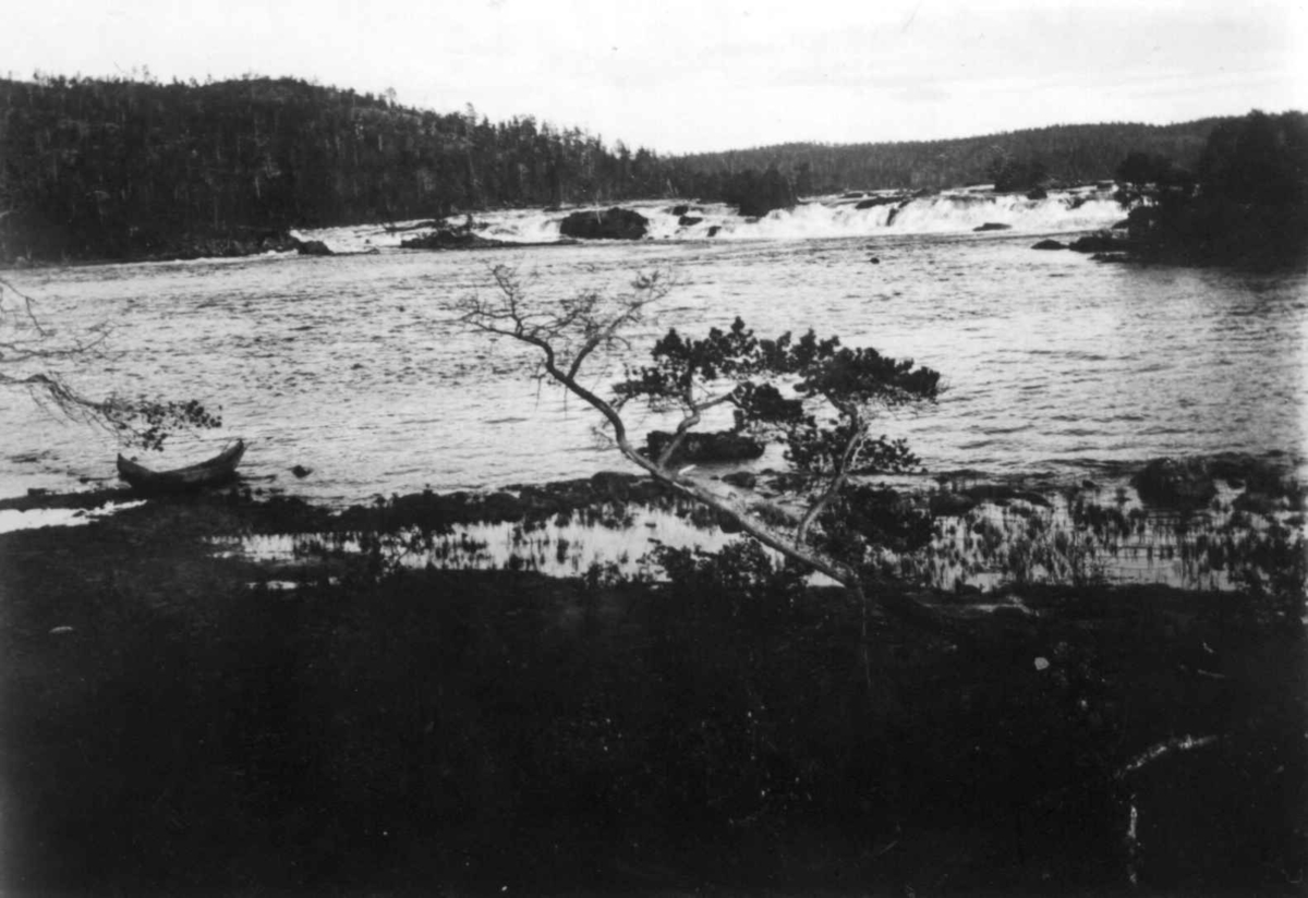 Ellisif Rannveig Wessel, Männikafoss, Pasvik, Sør-Varanger, Finnmark, ca. 1900-1910.